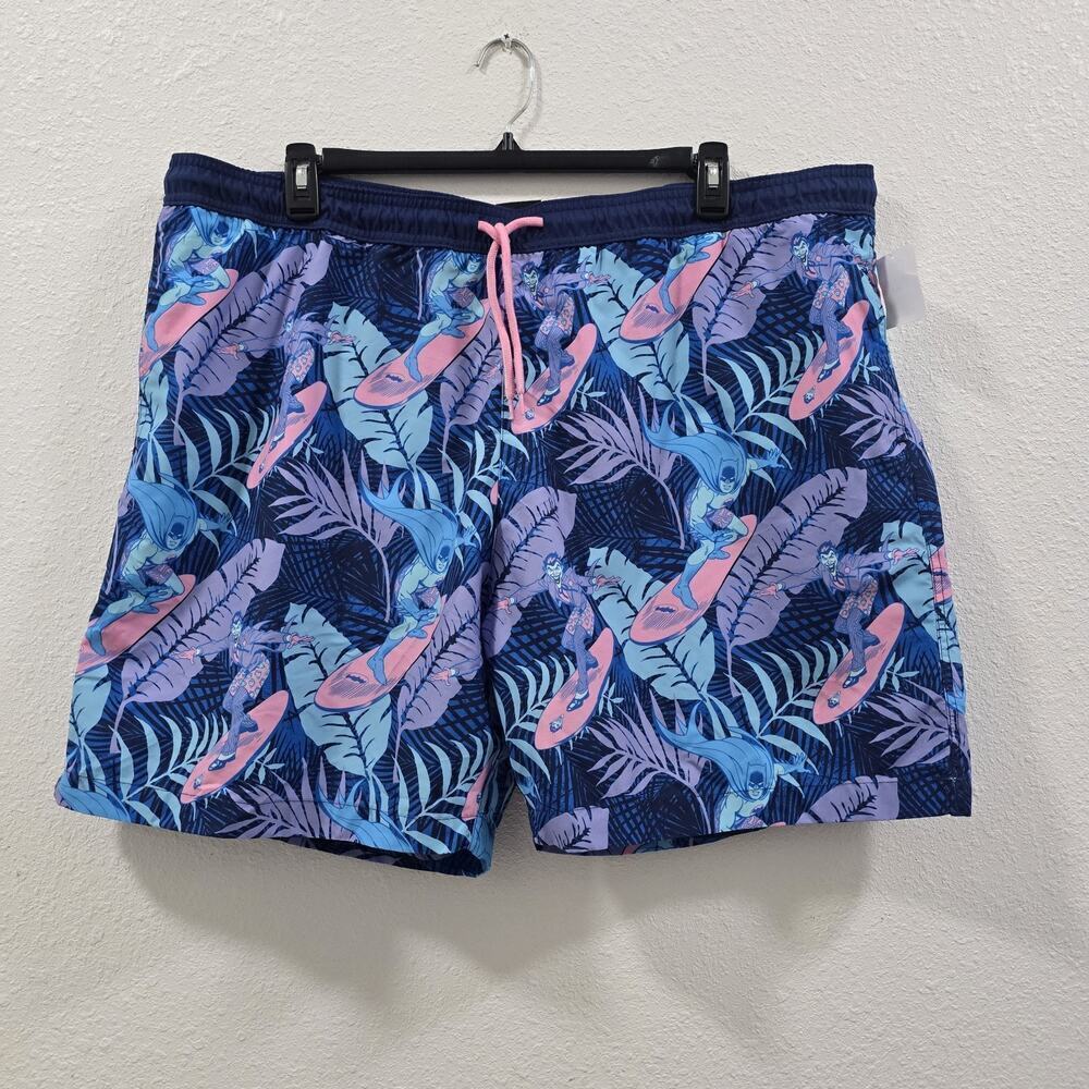 Men's Batman Elastic Waist Surf Swim Shorts Size XXL Beach